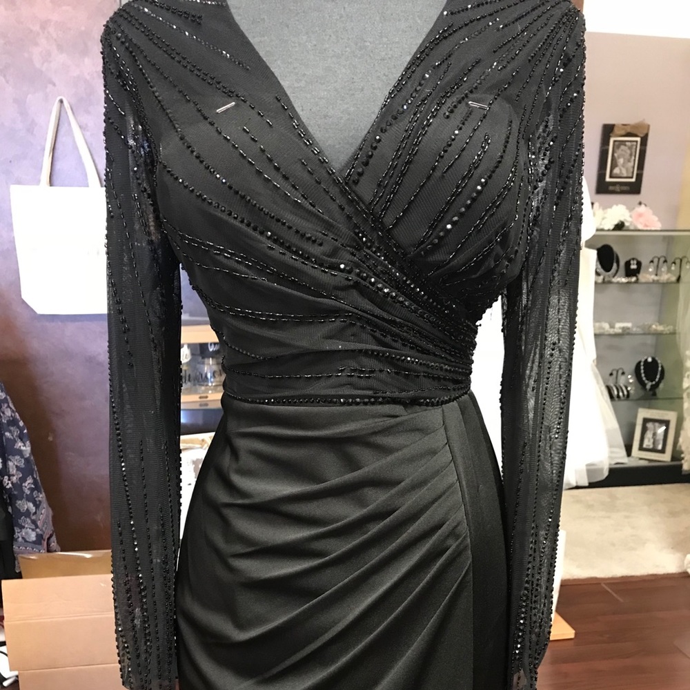 MGNY Evening Gown, size 10, Black